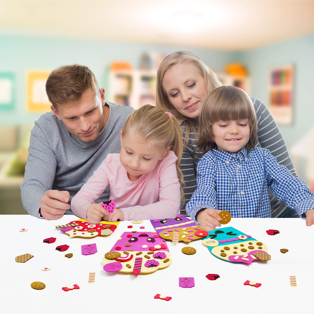 VKPI 3D cartoon-pattern foam pieces spark creativity and pattern recognition