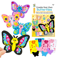 VKPI 4 Butterflies foam art set pieces for creative assembly