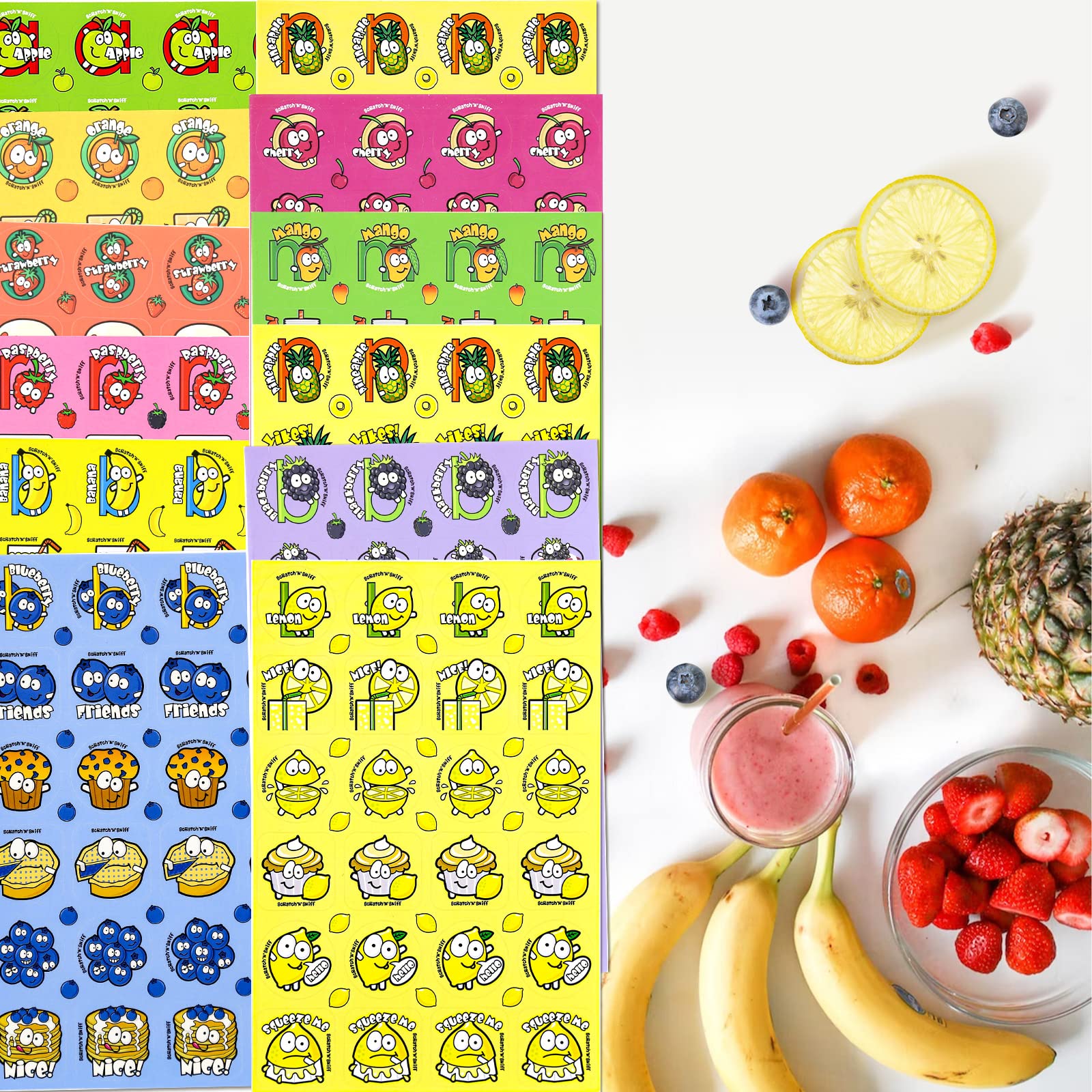 VKPI fruits scents include strawberry and watermelon for playful sensory moments.
