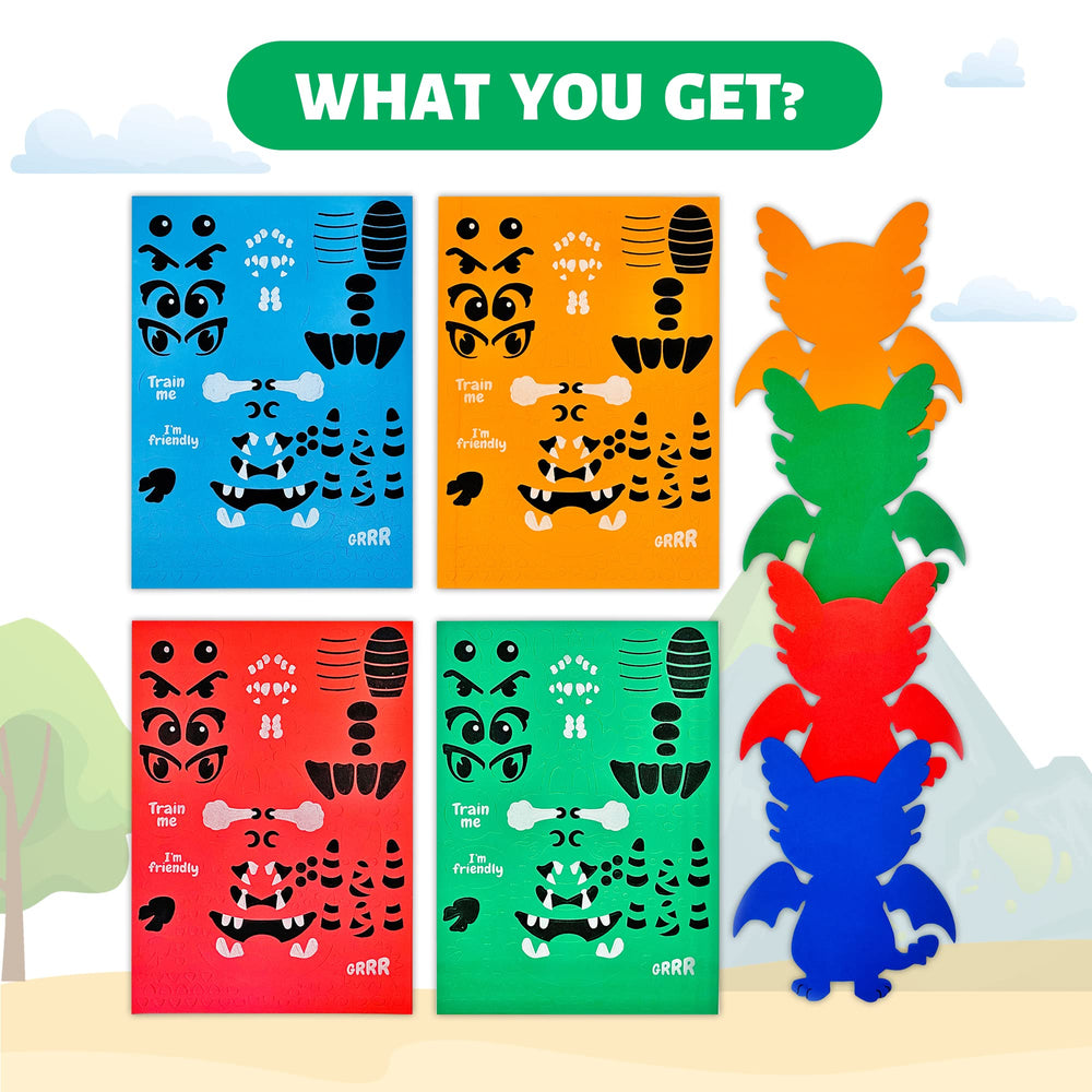VKPI sticker cardboards with cut patterns invite easy, mess-free crafting for preschoolers.