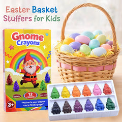 VKTEN 3D gnome crayons close-up showing playful, kid-friendly design.