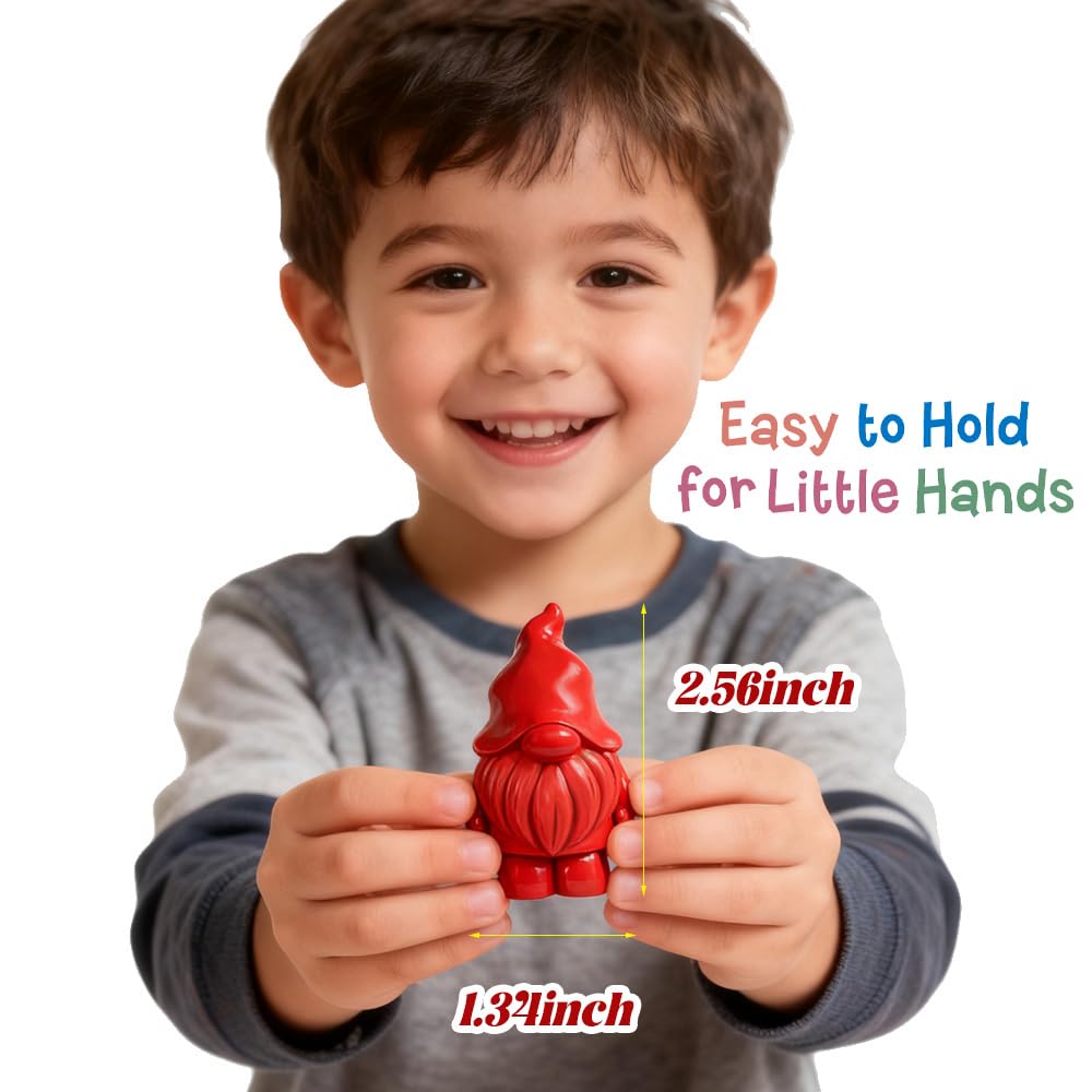 VKTEN chunky grip crayons demonstrate easy handling for little hands.
