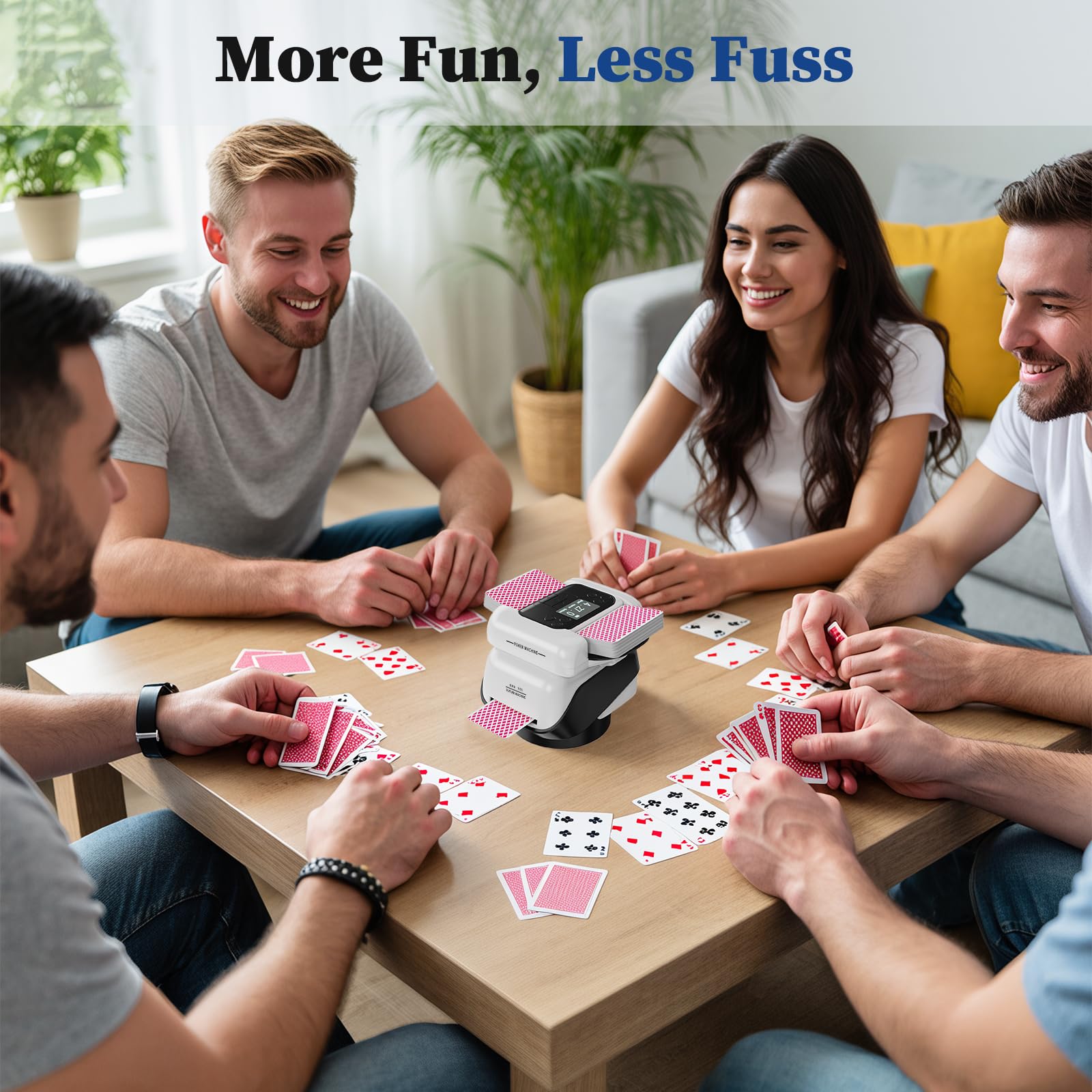 Vlkslasy supports up to eight players for versatile group games.