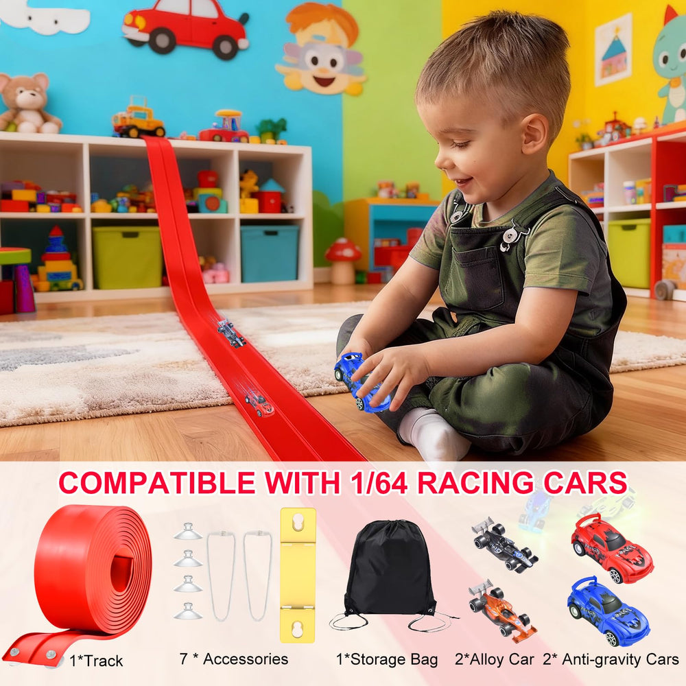 Vlkslasy portable roll-up track folds compactly for travel fun.