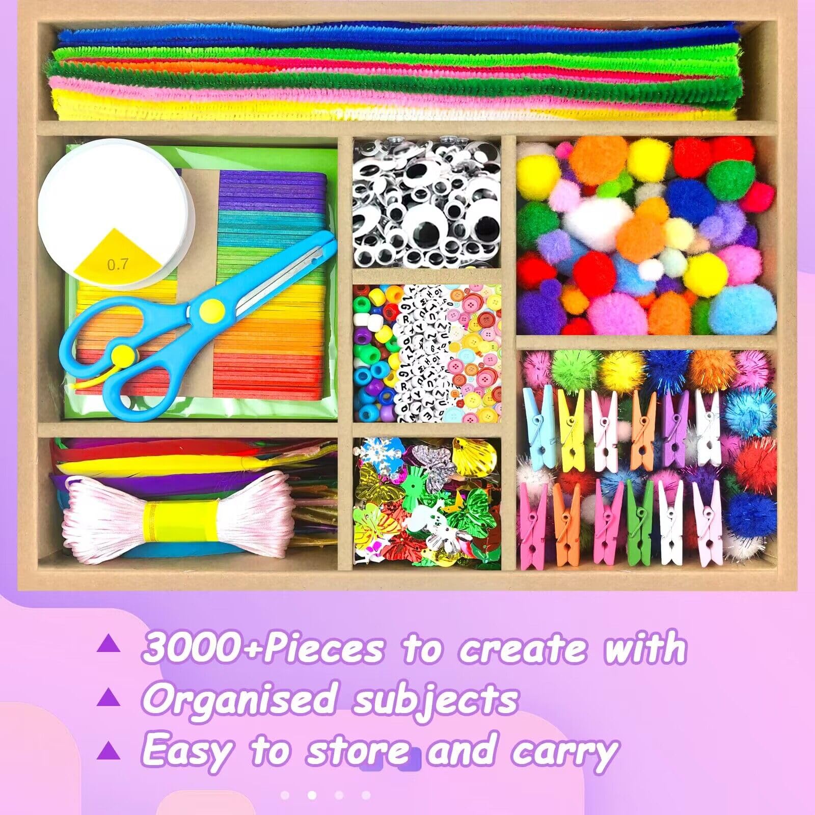 VLUSSO pipe cleaners variety closeup emphasizing bright colors for DIY crafts.