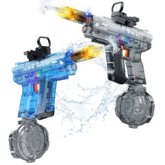 Vmiya Electric Water Gun 2-Pack with light-up muzzle for exciting water battles