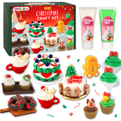 VMNlooking Christmas mini bakery kit box, ideal for imaginative play and display.