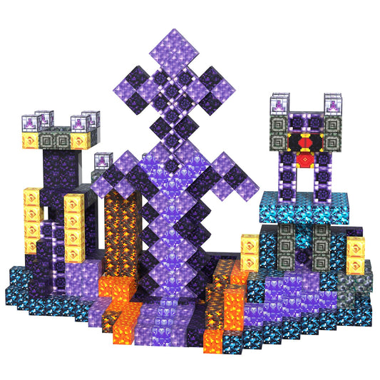 VNLINA Magnetic Blocks 108pcs set for open-ended creativity and STEM play.