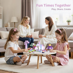 VNLINA Magnetic Blocks durable magnetic housings keep pieces connected during extended play.