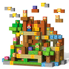 VNLINA Magnetic Blocks Pixel-art Castle: sparks imaginative play and storytelling for creative kids
