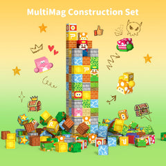 VNLINA Magnetic Blocks Seamless Connection: easy to build with satisfying clicks for small hands