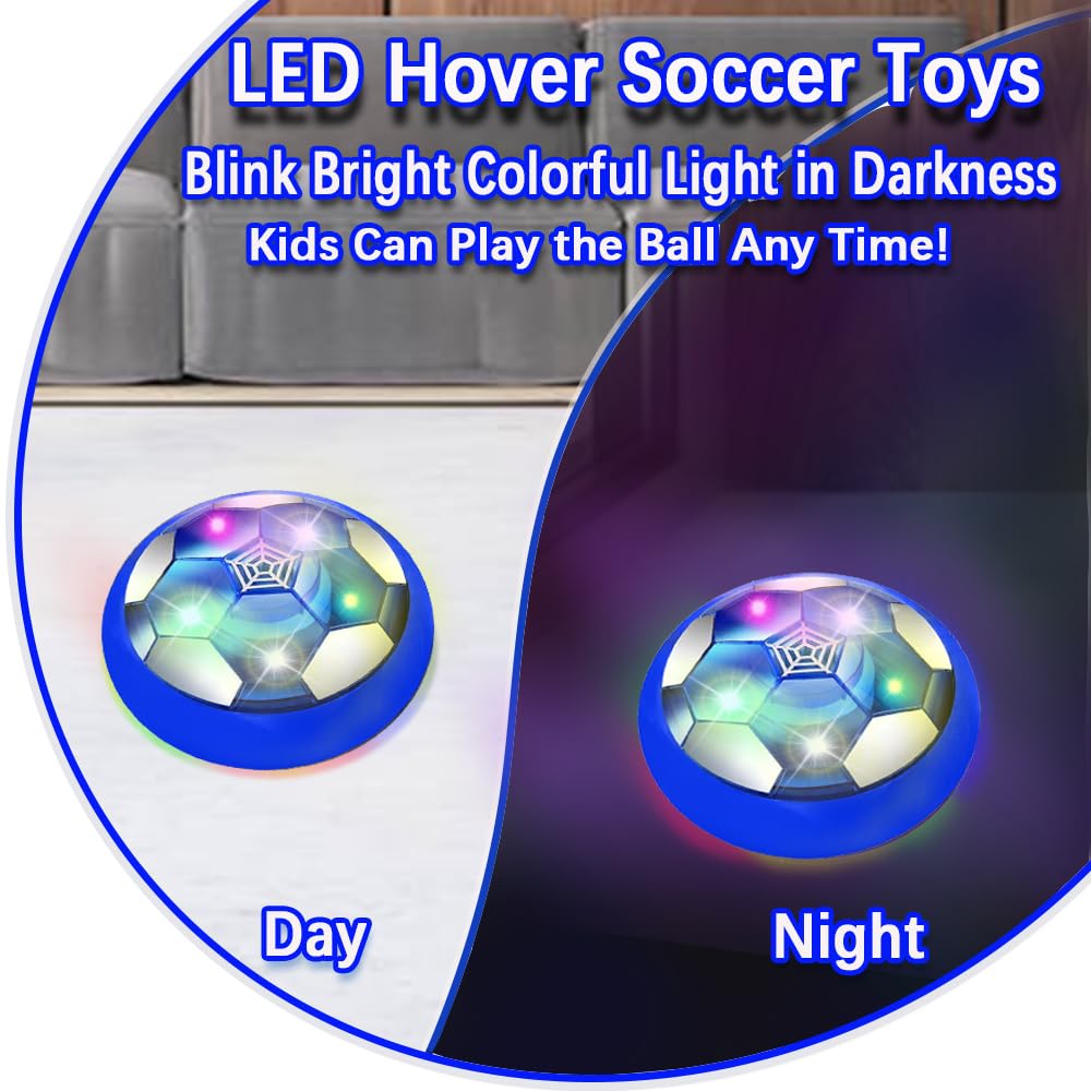 VNVDFLM hover soccer ball blue kid-friendly grip for small hands.