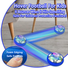 VNVDFLM hover soccer ball blue USB recharge for easy charging.