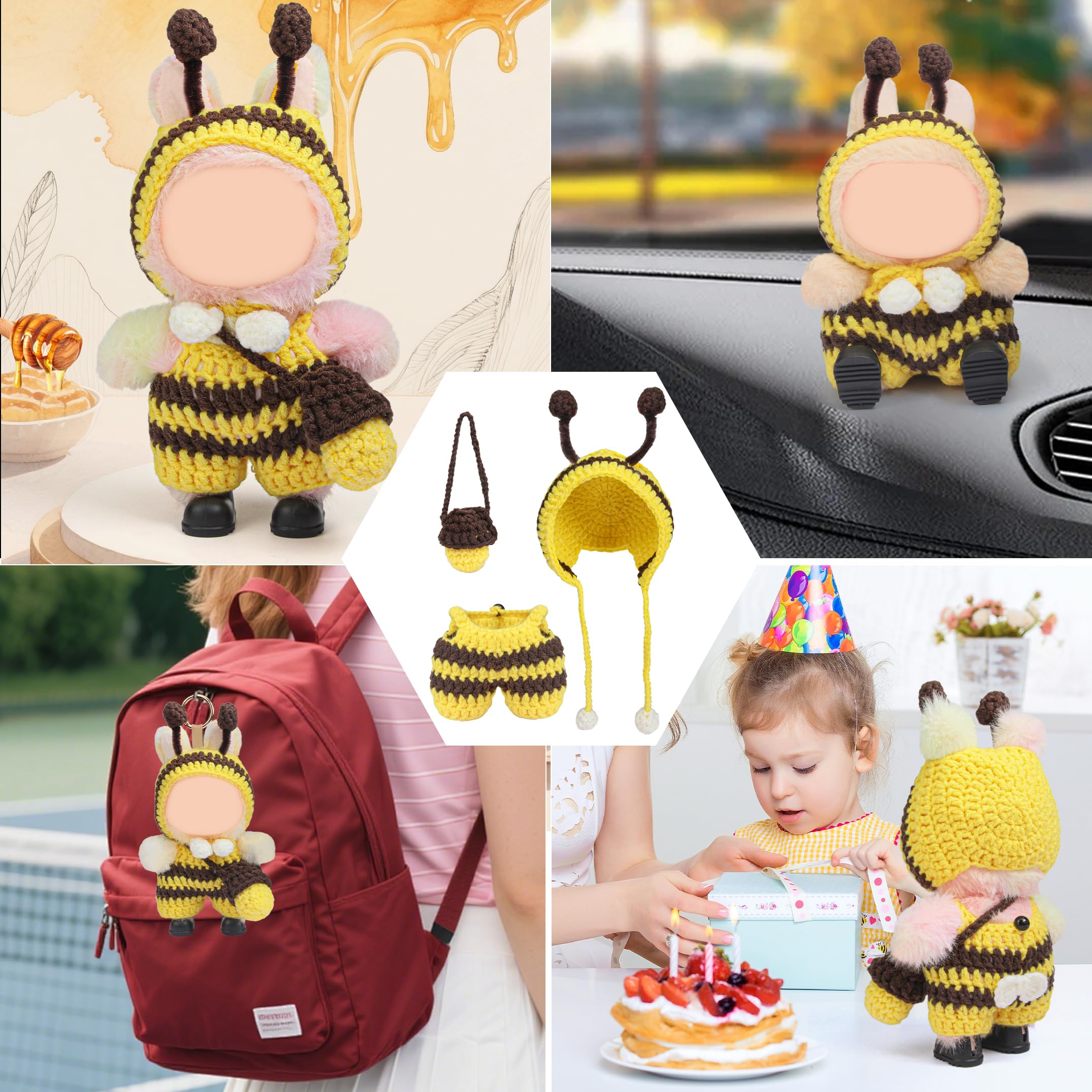 Voccim 17cm doll accessory bag hat to complete outfits and gift-ready sets