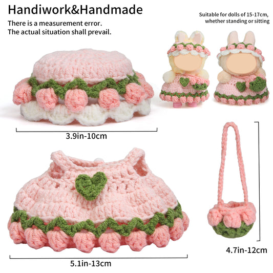 Voccim crochet dress detail shows soft texture for comfortable play.