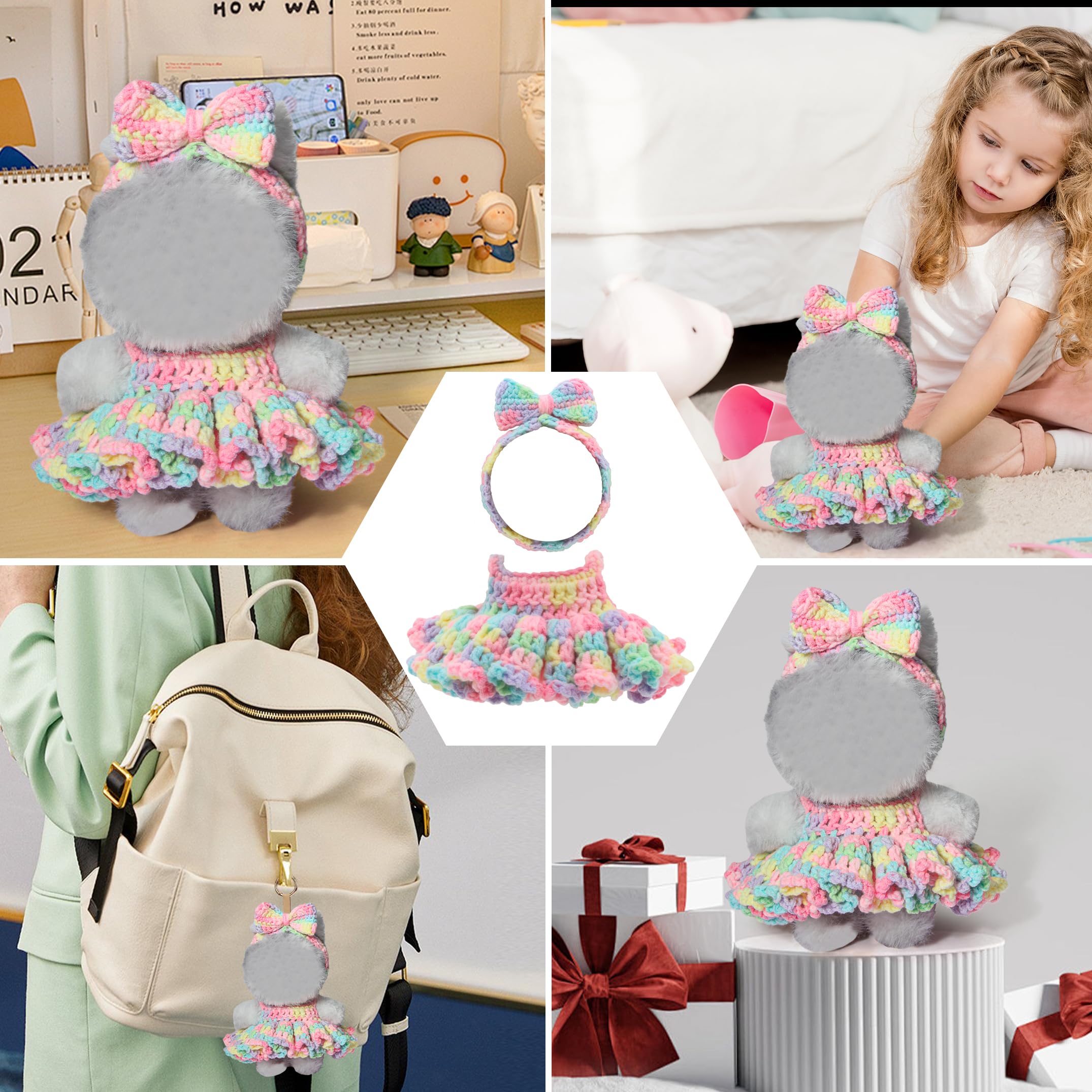 Voccim easy-wear design fits 15cm or 17cm dolls for quick dress-up