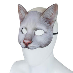 Vocoliday half-face cat mask strap adjustment, for comfortable wear.