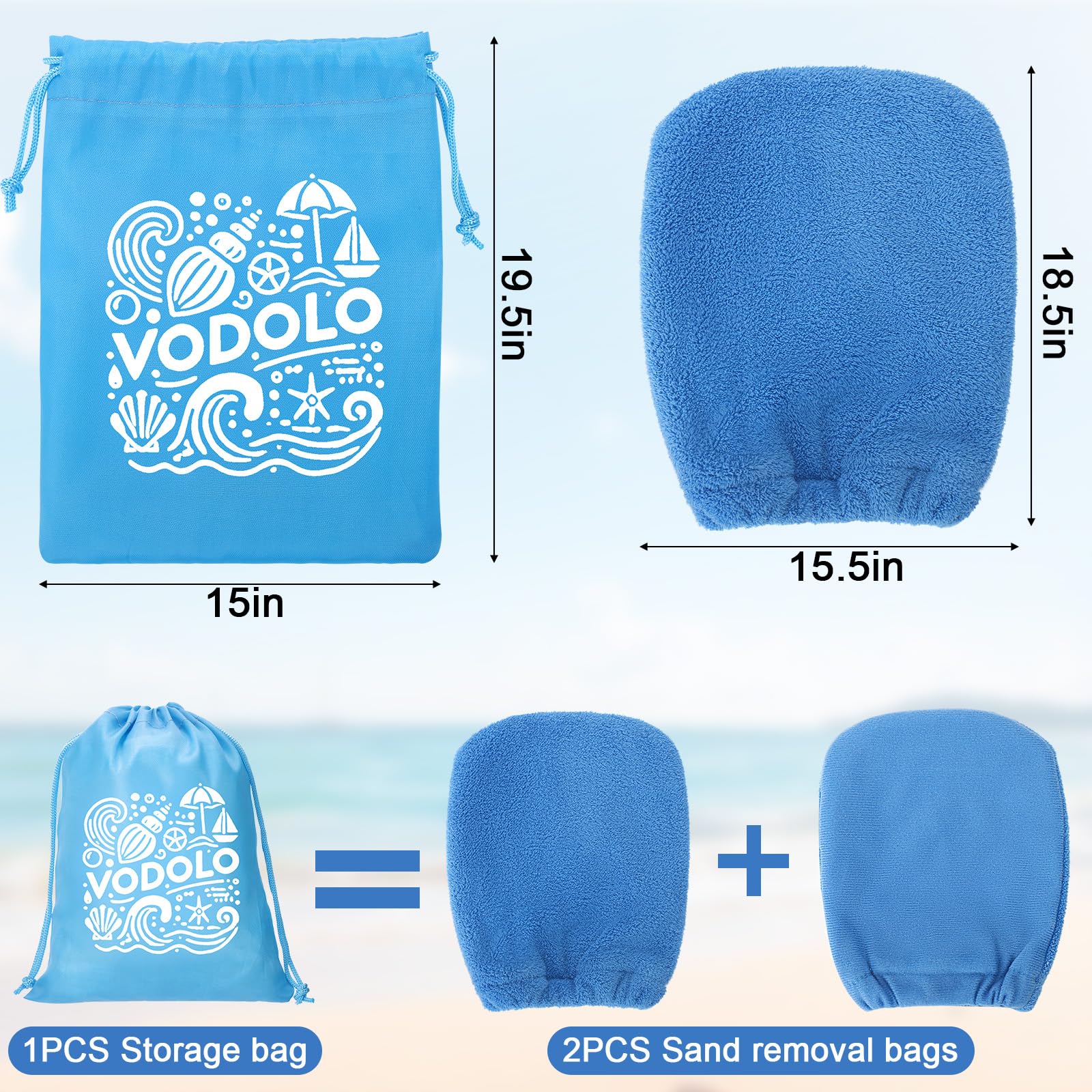 Vodolo beach must-have for easy sand-free outings