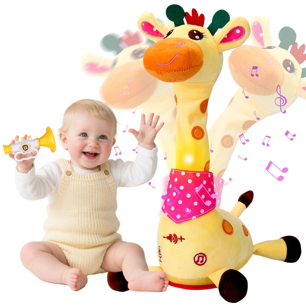 Vodolo giraffe toy with 60 songs for interactive play and learning.