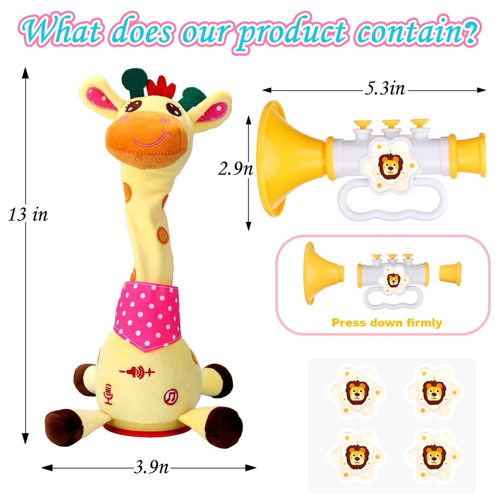 Vodolo giraffe toy rechargeable design for on-the-go fun without batteries.