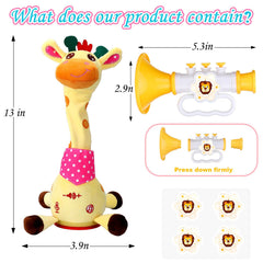 Vodolo giraffe toy rechargeable design for on-the-go fun without batteries.