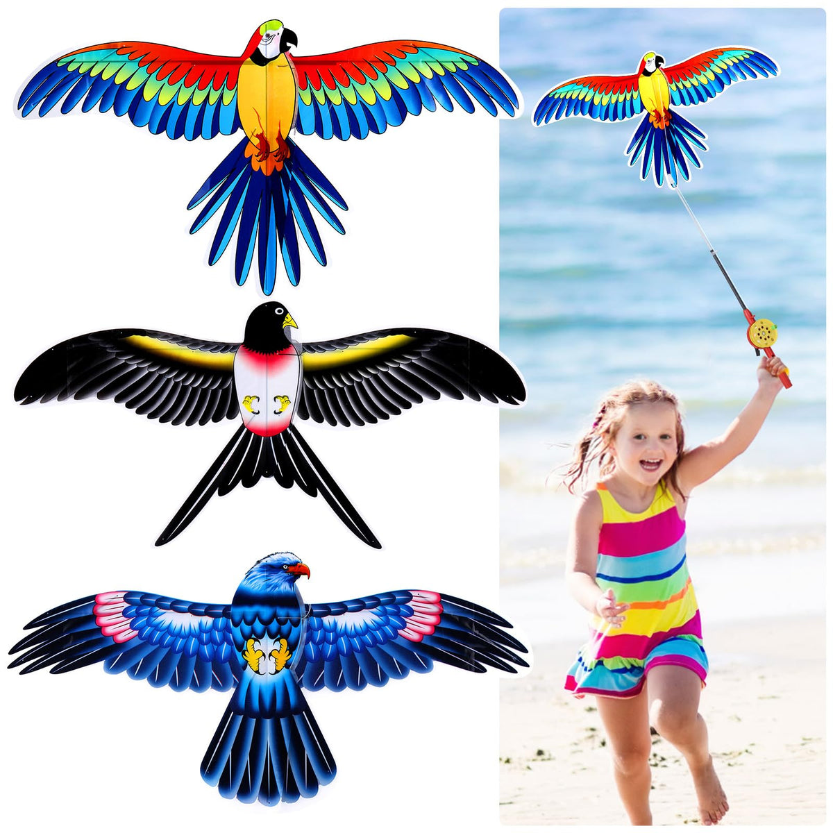 Vodolo kites delta design for easy flight in kids