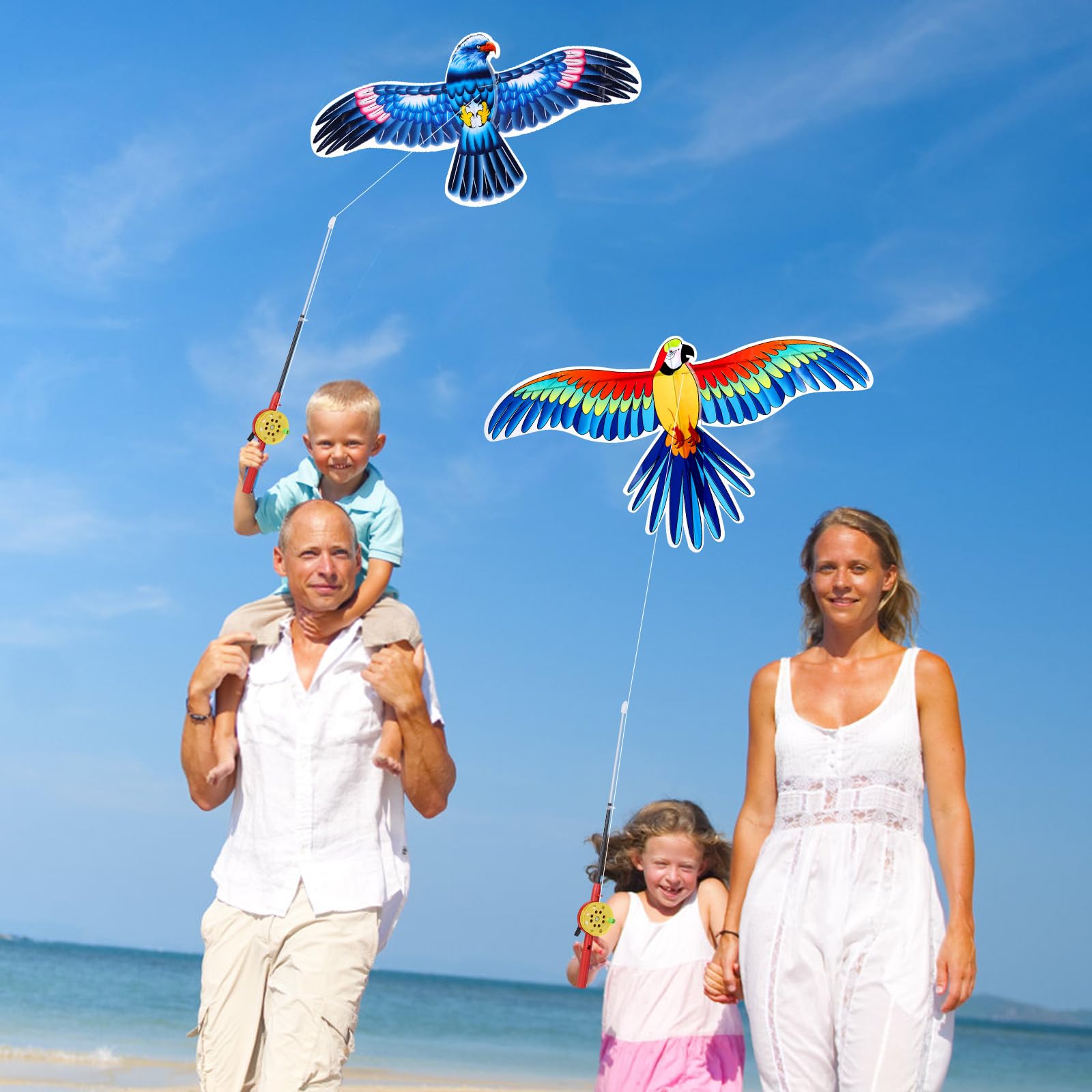 Vodolo kites with tear-proof linoleum paper and fiberglass rods for durability