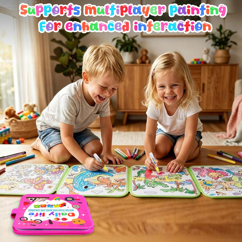 Vodolo no mess painting for toddlers enables exploration and creativity with just water.