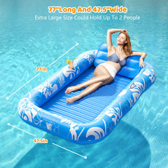 Voice-tank heavy-duty PVC construction for durability and UV resistance.