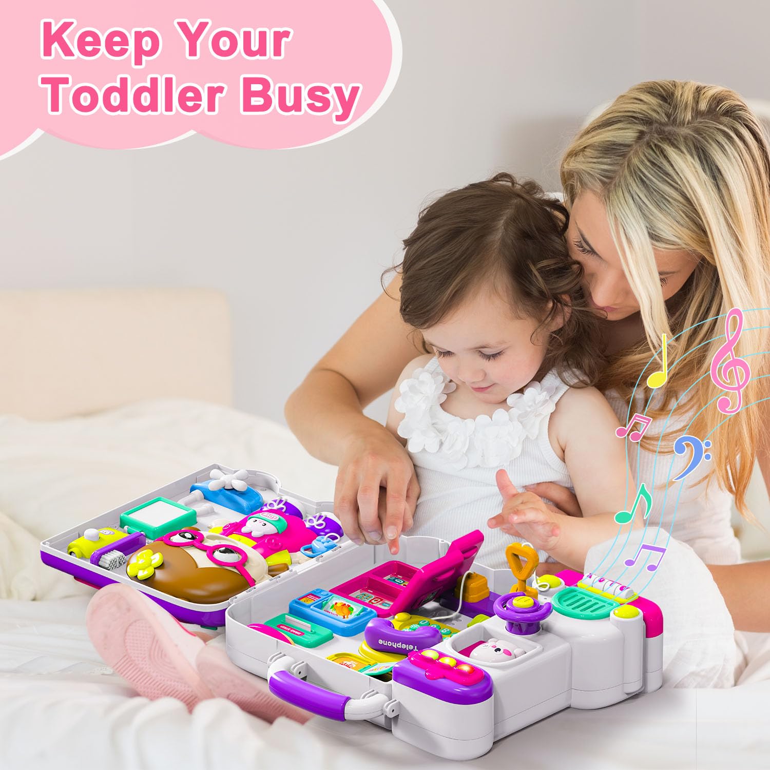 VOILBTOY Busy Board makes a thoughtful toddler gift.