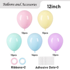 Voircoloria macaron latex balloons ideal for wedding and party celebrations
