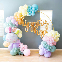 Voircoloria pastel balloons 12inch for layered garland displays.