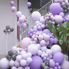 Voircoloria pastel purple balloons in 5-inch size fill gaps for detail accents.