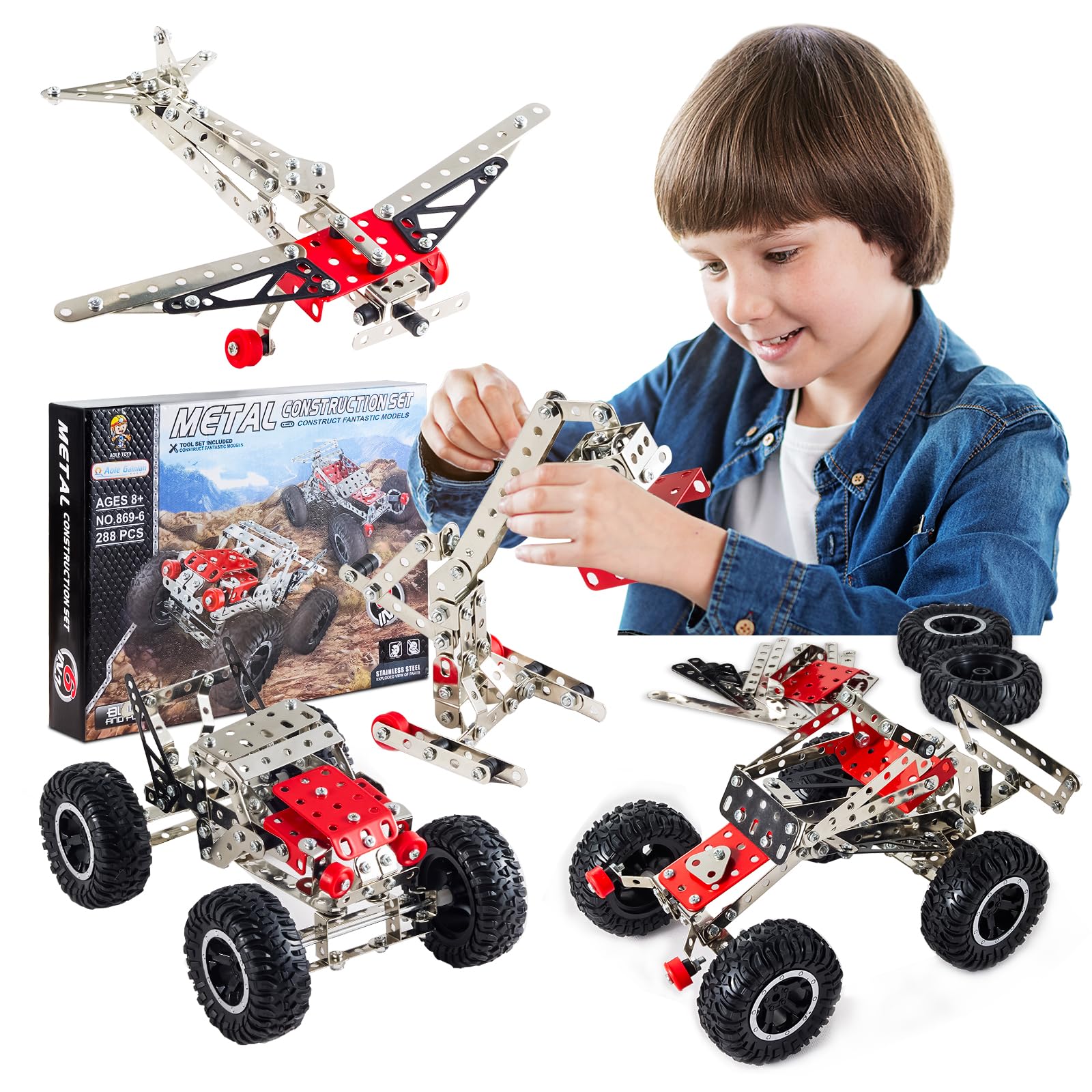 Volico 6-in-1 STEM Kit box and parts ready for hands-on play and organization.