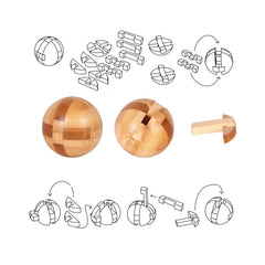 VolksRose puzzle box closed; compact size fits pocket for quick brain workouts.