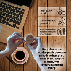 VolksRose puzzle on desk—intricate internal structure invites close inspection.