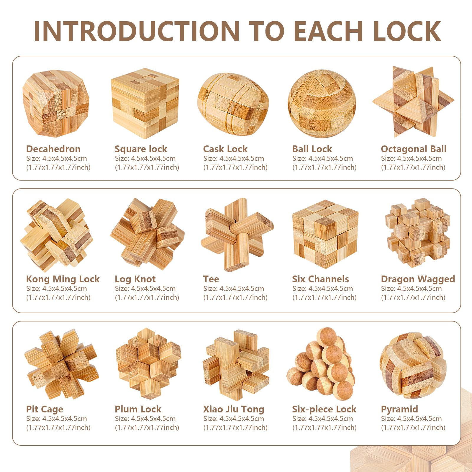 VolksRose interlocking brain teaser held in hand, engaging thinking and fine motor skills.