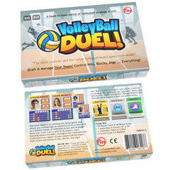 Volleyball Duel! player cards offer diverse strengths for dynamic team drafting.