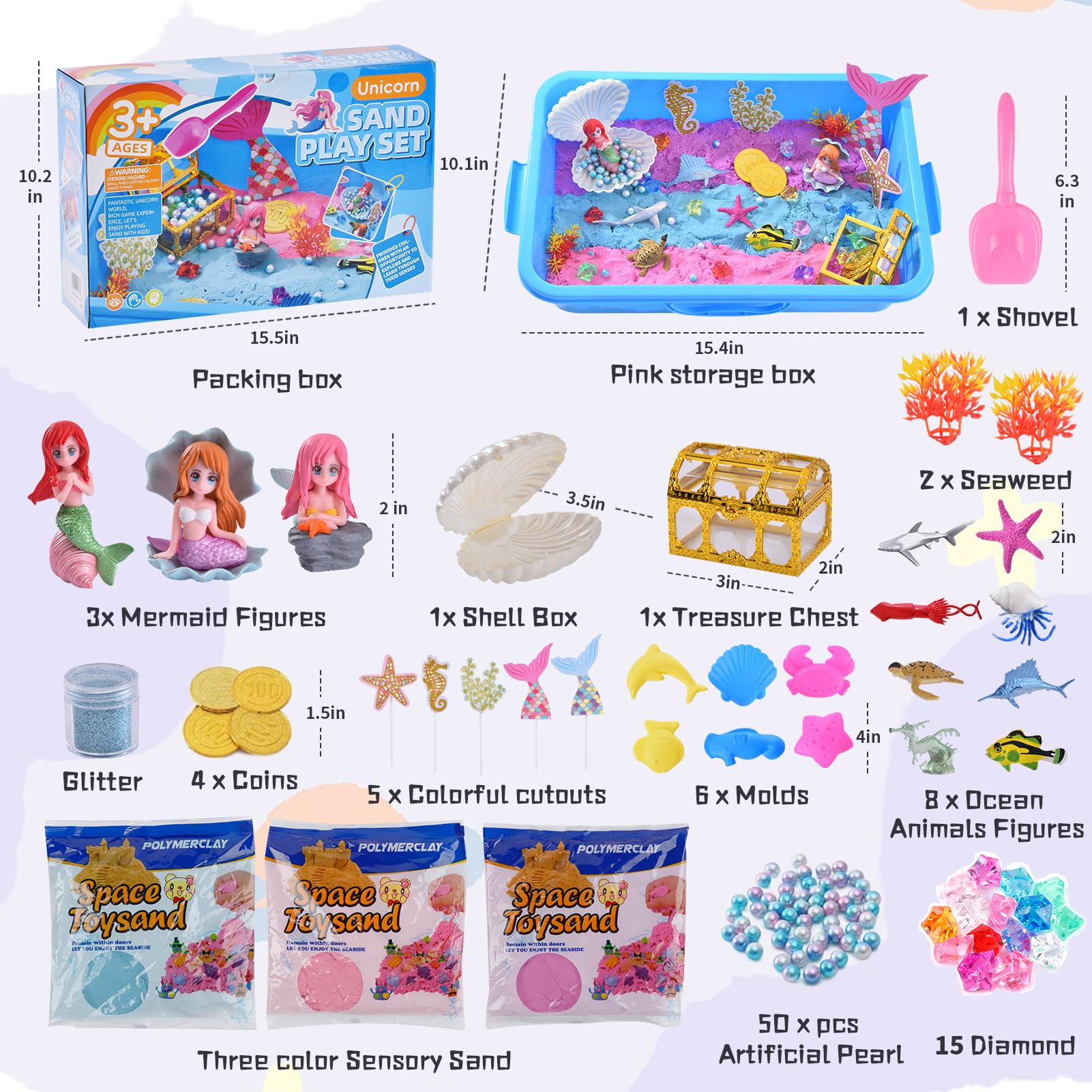 Volmop mermaids for magical tactile play and narratives