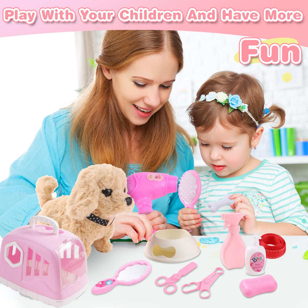 Volmop portable carrier supports indoor and outdoor pretend play.