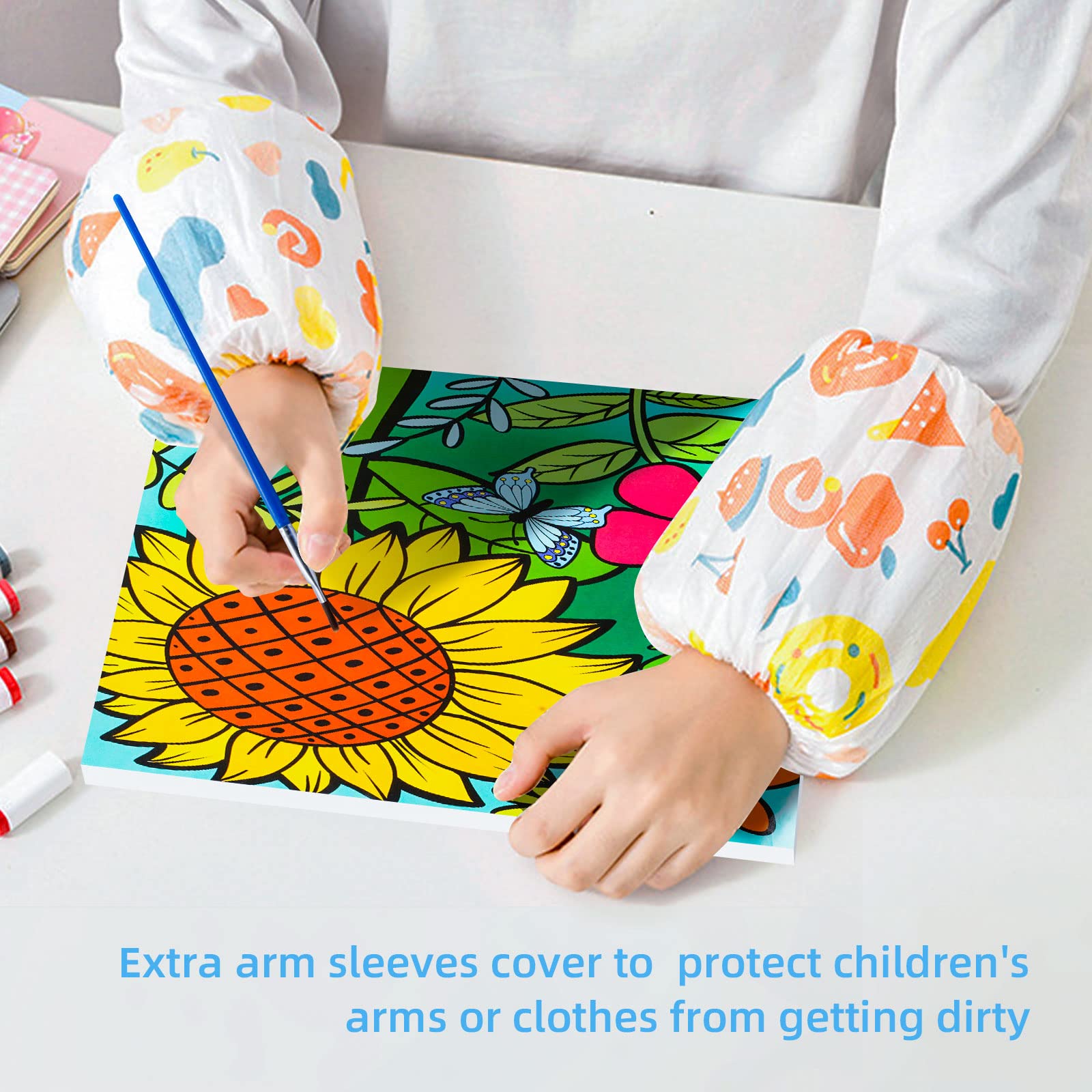 Volmop owl canvas encourages focus during a cozy painting session.