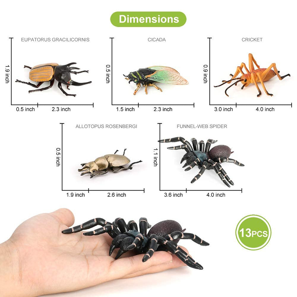 Volnau orangeback stag beetle figurine adds vibrant decor