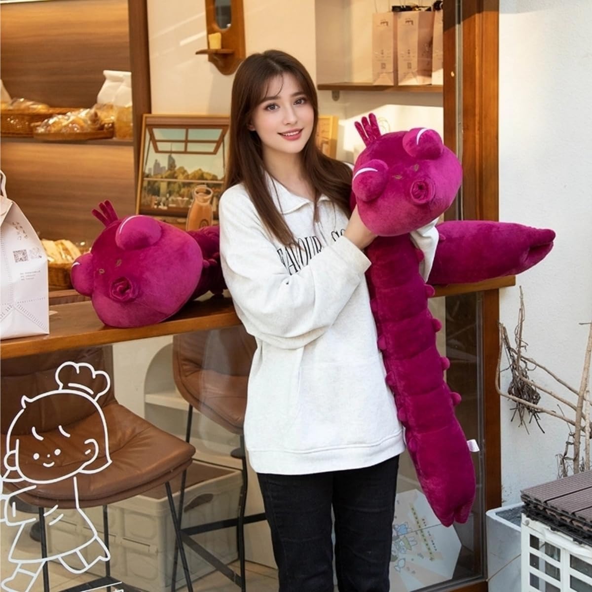 Volrath Jujutsu Toji plush side view shows detailed stitching and comforting softness