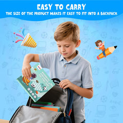 VOLSION kids playing on a plane, showcasing portable travel entertainment