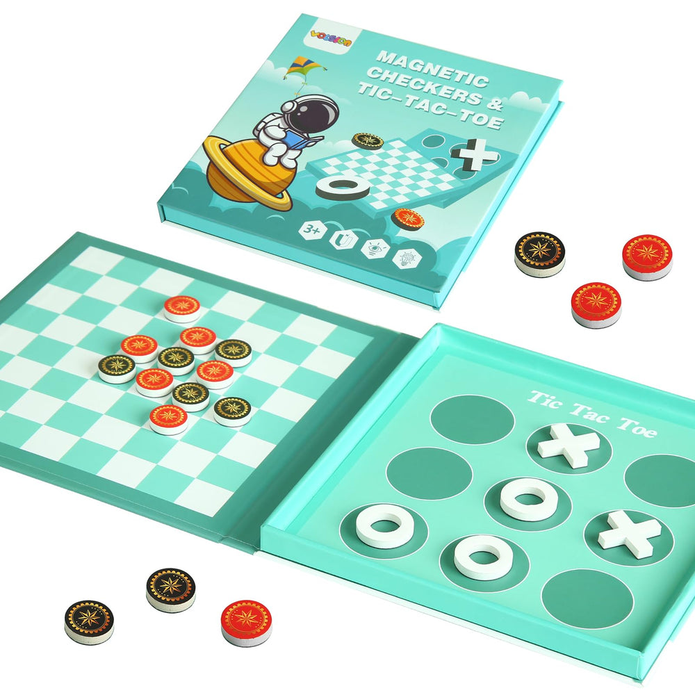 VOLSION two-in-one magnetic board foldable for travel and play