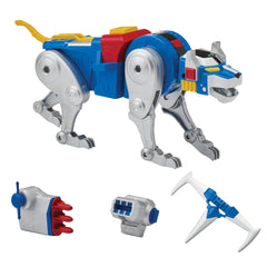 Voltron Blue Lion action figure front view for display and collection purposes.