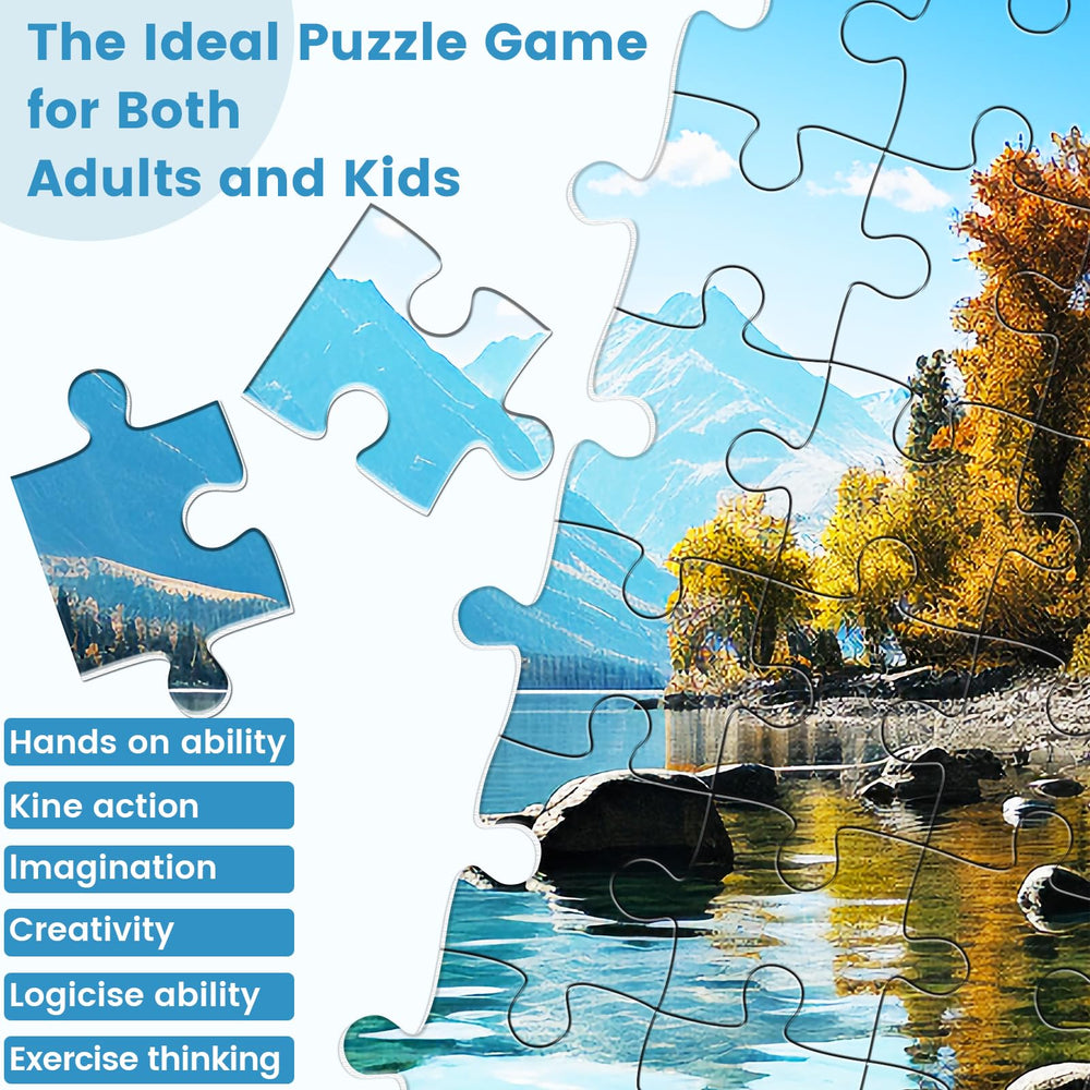VOLUVOLU adult puzzle close-up showing interlocking pieces for smooth assembly