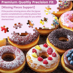 VOLUVOLU donut puzzle ready for a cozy family night and social gatherings.