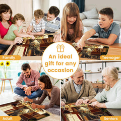 Voluvolu family puzzle session promotes screen-free bonding