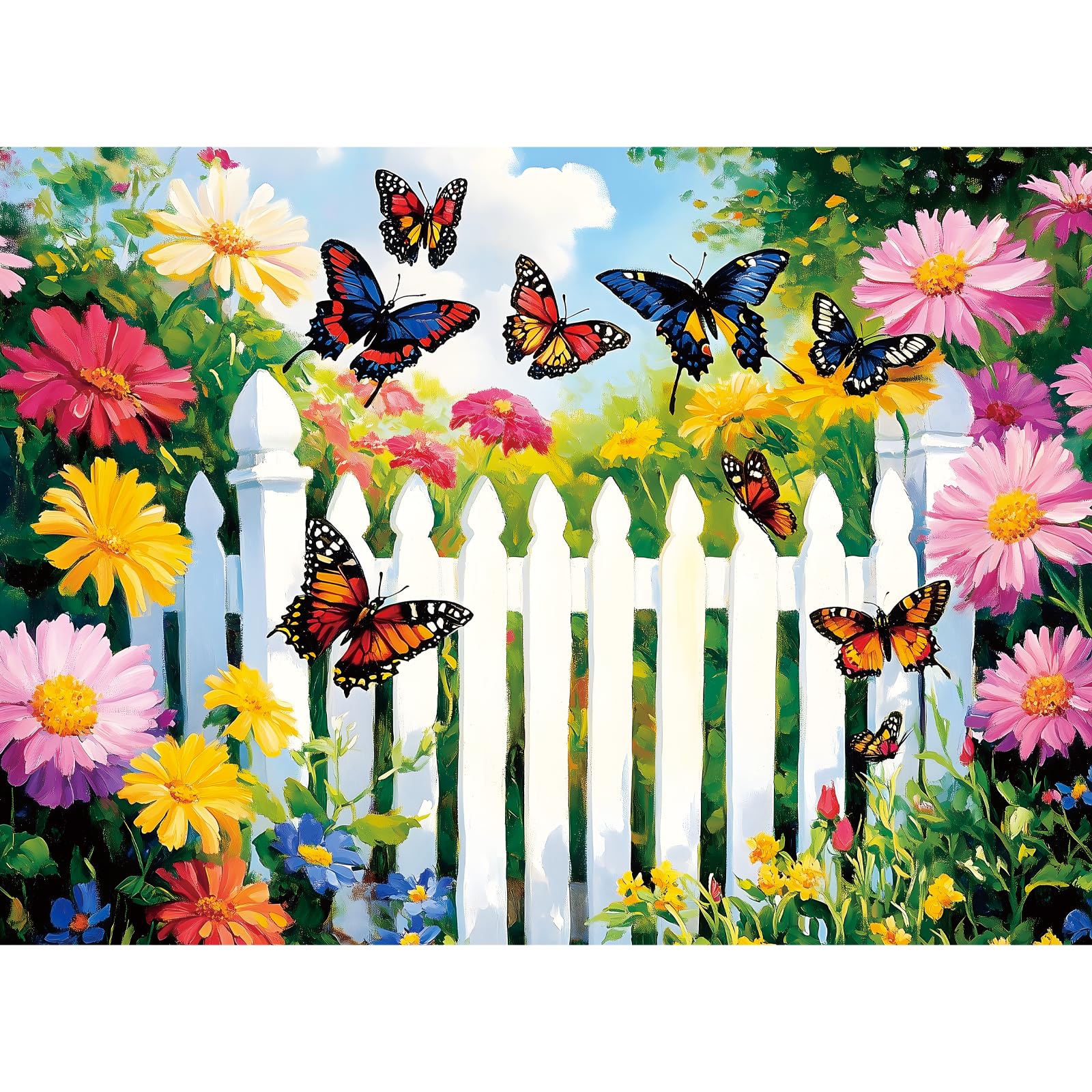 VOLUVOLU flower puzzle 300 pieces for relaxing garden-inspired recreation